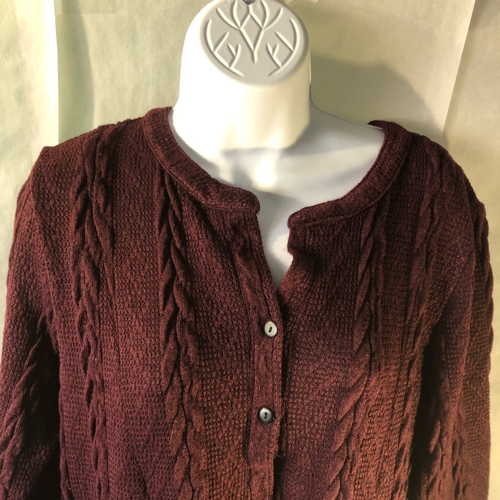 Reborn maroon sweater size large
